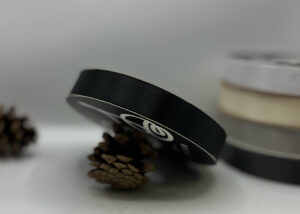 شريط ستن 2.5 سم اسود