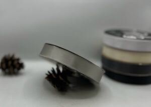 شريط ستن 2.5 سم فضي